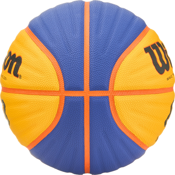 Мяч баск. WILSON FIBA3x3 Official, WTB0533XB, р.6, FIBA Appr., синт. PU, бутил. кам, желто-синий
