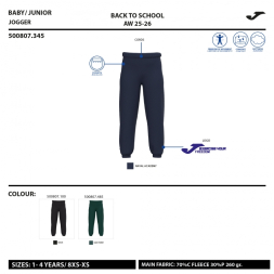 PANTALÓN LARGO KIDS CAMP NEGRO