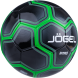 Мяч футбольный JÖGEL Intro №5, черный/зеленый