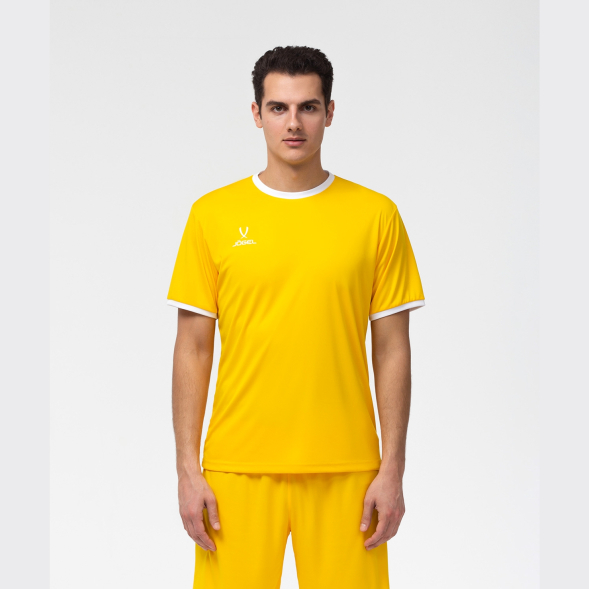 Футболка футбольная JÖGEL CAMP Origin, желтый/белый