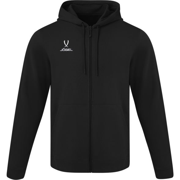 Худи на молнии JÖGEL ESSENTIAL Cotton FZ Hoodie, черный, детский