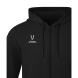 Худи на молнии JÖGEL ESSENTIAL Cotton FZ Hoodie, черный, детский
