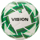 Мяч футзал. VISION MISSION, FS325114 р.4, 32 п. PU, 4 подкл.сл, гибрид.,бело-зелен