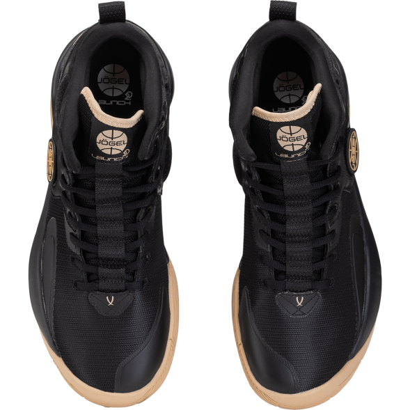 Кроссовки баскетбольные JÖGEL Launch MID, Black/gold