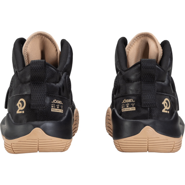 Кроссовки баскетбольные JÖGEL Launch MID, Black/gold