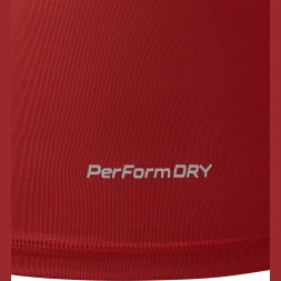 Футболка компрессионная с длинным рукавом JÖGEL CAMP PerFormDRY Baselayer LS Tee, гранатовый