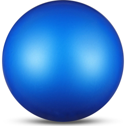 Мяч для художественной гимнастики  INDIGO IN329-LI, диаметр 19см., лимонный металлик