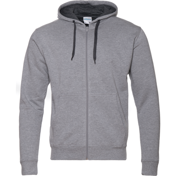 Толстовка мужская STAN с капюшоном на молнии футер с начёсом