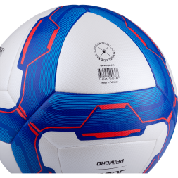 Мяч футбольный JÖGEL Primero №4, белый/синий/красный