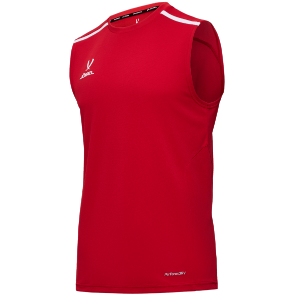 Майка тренировочная JÖGEL DIVISION PerFormDRY Training Sleeveless, красный