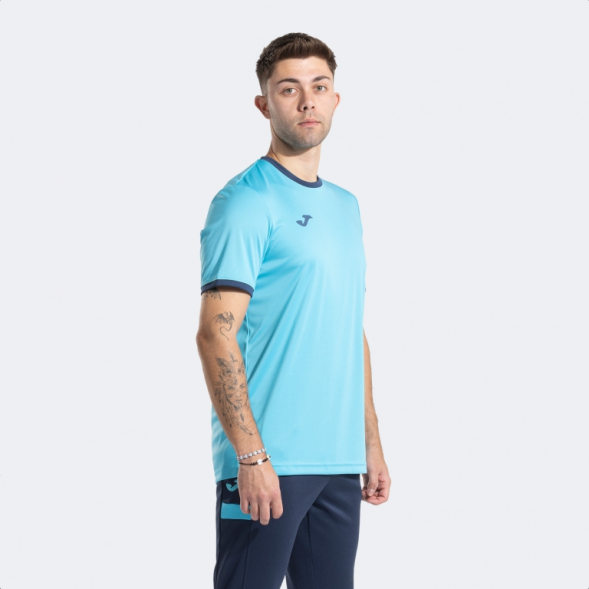 Игровая футболка JOMA COMBI PREMIUM TURQUESA FLÚOR DARK NAVY