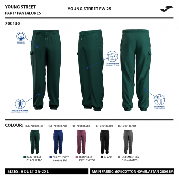 PANTALÓN LARGO U-TRIBE VERDE