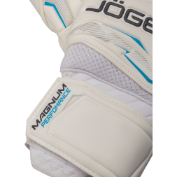 Перчатки вратарские JÖGEL MAGNUM Perfomance EL4 Roll, белый