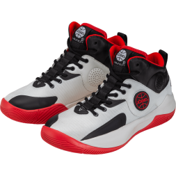 Кроссовки баскетбольные JÖGEL Launch MID, White/black/red