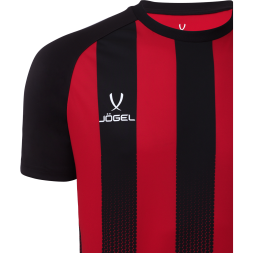 Футболка игровая JÖGEL CAMP Striped Jersey, красный/черный