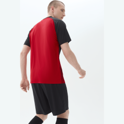 Футболка игровая JÖGEL CAMP Striped Jersey, красный/черный