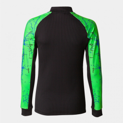 SUDADERA ELITE IX NEGRO VERDE FLÚOR