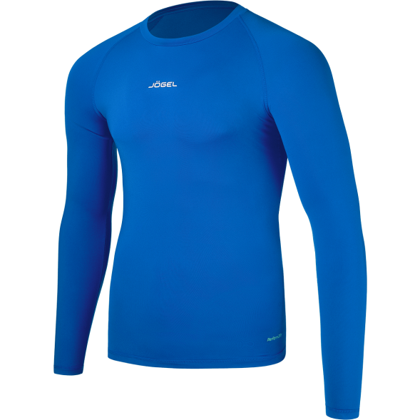 Футболка компрессионная с длинным рукавом JÖGEL CAMP PerFormDRY Baselayer LS Tee, синий