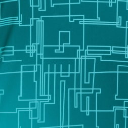 Футболка с коротким рукавом ELITE VIII Бирюзовый