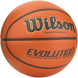 Мяч баск. WILSON Evolution, WTB0516XBEMEA, р.7, микрофибра, бутил. камера, коричневый