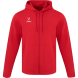 Худи на молнии JÖGEL ESSENTIAL Cotton FZ Hoodie, красный, детский