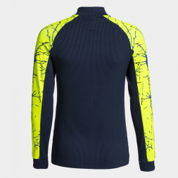 SUDADERA ELITE IX MARINO AMARILLO FLÚOR