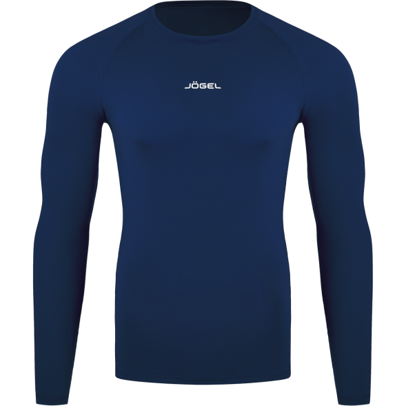 Футболка компрессионная с длинным рукавом JÖGEL CAMP PerFormDRY Baselayer LS Tee, темно-синий