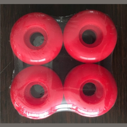 Набор красных полиуретановых колес для скейтборда Atemi 50х30мм 85А, AWS-17.04