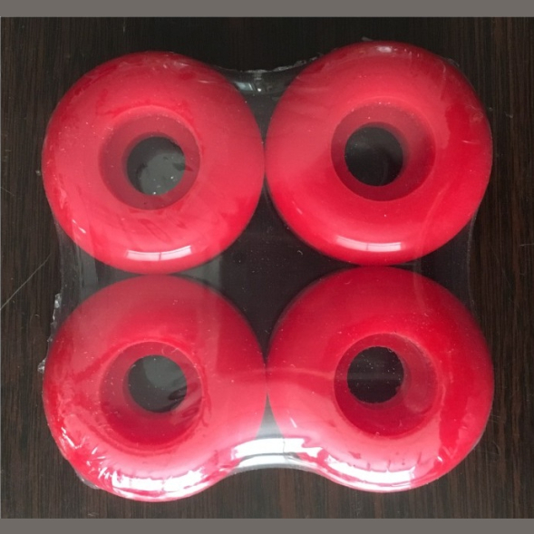 Набор красных полиуретановых колес для скейтборда Atemi 50х30мм 85А, AWS-17.04