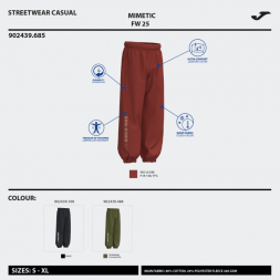 PANTALÓN LARGO MIMETIC ROJO