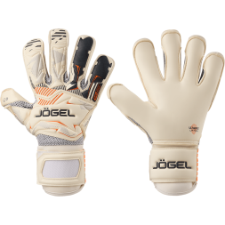 Перчатки вратарские JÖGEL MAGNUM UL4 Roll-Hybrid, белый