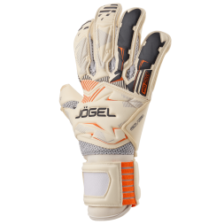 Перчатки вратарские JÖGEL MAGNUM UL4 Roll-Hybrid, белый
