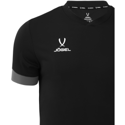 Футболка игровая JÖGEL DIVISION PerFormDRY Union Jersey, черный/темно-серый/белый