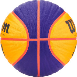Мяч баск  WILSON FIBA3x3 Replica, WTB1033XB, р 6, резина, бутил  камера, желто-синий
