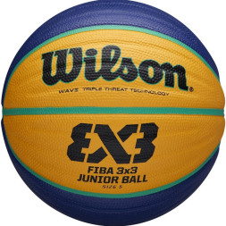 Мяч баск  WILSON FIBA3x3 Replica, WTB1033XB, р 6, резина, бутил  камера, желто-синий