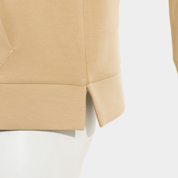 SUDADERA CON CAPUCHA BREATH BEIGE