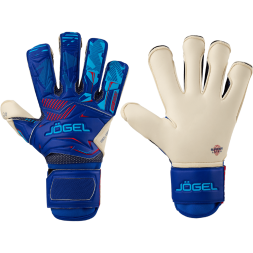 Перчатки вратарские JÖGEL MAGNUM SL3 Roll-Hybrid, синий