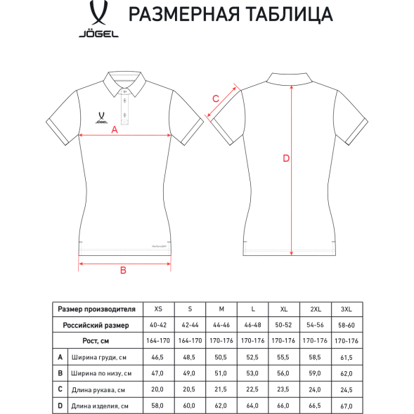 Поло женское JÖGEL PREMIER PerFormDRY CVC Polo W, синий