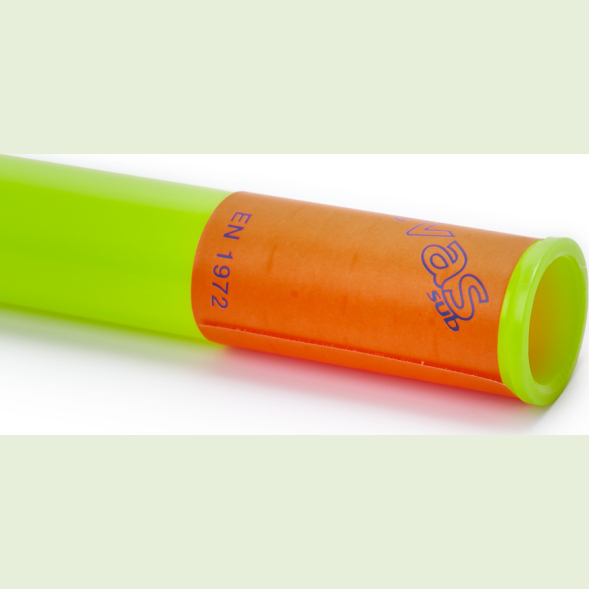 Трубка плавательная SALVAS Rapallo Snorkel DA115T0BBSTS, размер взрослый