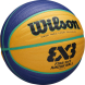 Мяч баск. WILSON FIBA3x3 Replica, WTB1133XB, р.5, резина, бутил. камера, желто-синий