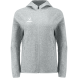 Худи на молнии женское JÖGEL ESSENTIAL Athlete Hooded FZ Jacket W, серый