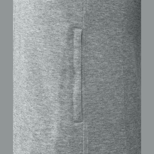 Худи на молнии женское JÖGEL ESSENTIAL Athlete Hooded FZ Jacket W, серый