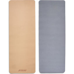 Коврик для йоги и фитнеса Atemi, OMP-AYM2B, TPE, 173х61х0,4 см, серый/розовый